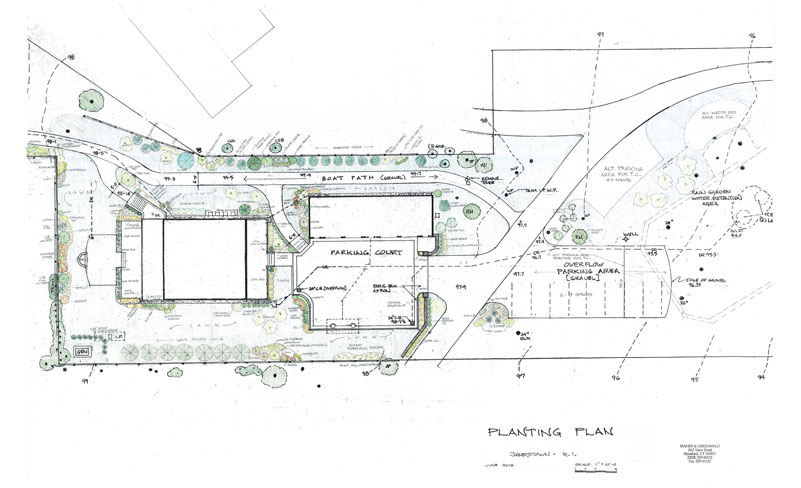 Site and Planting Plan -- Jamestown, R.I.